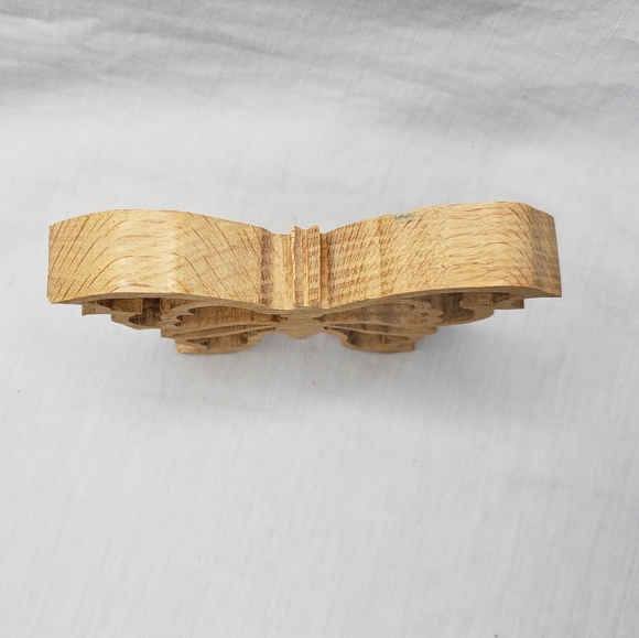 Handcrafted Scrollwork Wood Butterfly - Picture 4 of 5